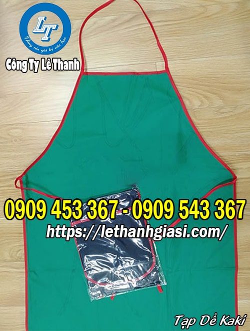 Tạp dề vải kaki chất lượng, giá rẻ Tạp dề vải kaki