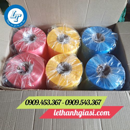 Thùng 12 cuộn dây nilon Đài Loan nhiều màu