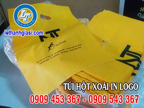 Túi hột xoài in logo giá rẻ Túi hột xoài in logo