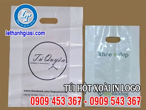 Túi hột xoài in logo nhiều kích thước, giá rẻ Túi hột xoài in logo