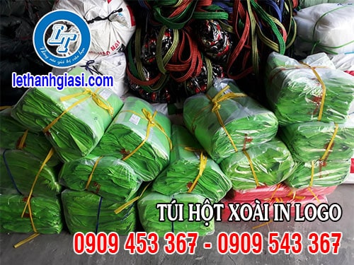 Túi hột xoài giá sỉ, giá rẻ Túi hột xoài in logo