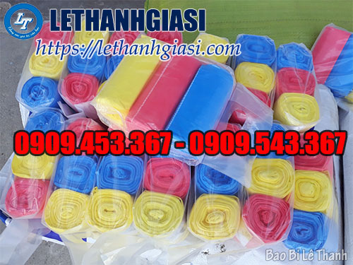 Túi đựng rác dạng cuộn nhiều màu Túi đựng rác dạng cuộn nhiều màu