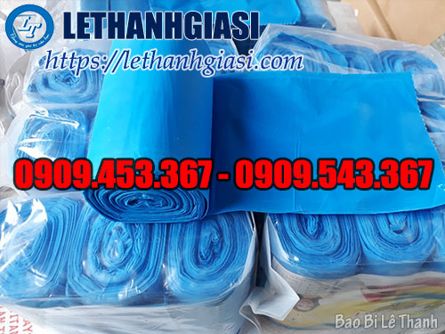 Túi đựng rác dạng cuộn màu xanh dương Túi đựng rác dạng cuộn màu xanh dương