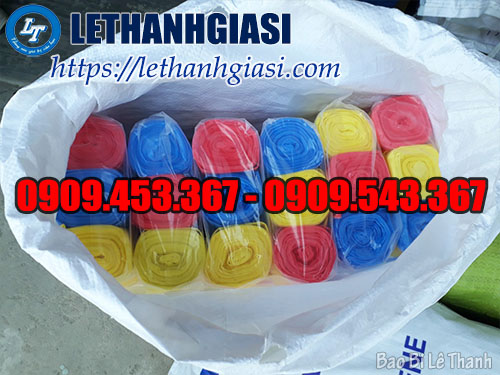 Túi đựng rác dạng cuộn nhiều màu tại kho Lê Thanh Túi đựng rác dạng cuộn nhiều màu tại kho Lê Thanh