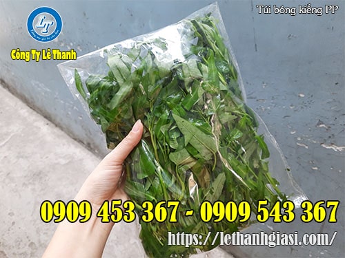 Túi bóng kính pp đựng rau tiện dụng Túi bóng kính pp