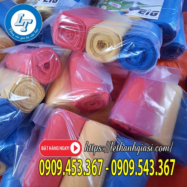 Túi đựng rác 3 màu giá sỉ Túi đựng rác 3 màu giá sỉ