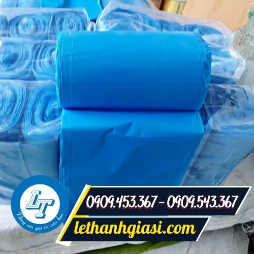 Túi đựng rác cuộn màu xanh Túi đựng rác cuộn màu xanh