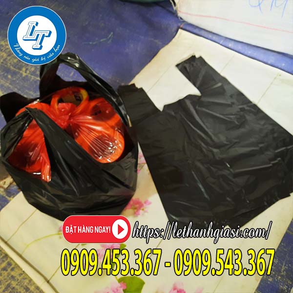 Túi đựng rác màu đen giá sỉ Túi đựng rác màu đen giá sỉ