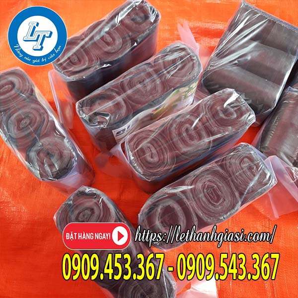 Túi đựng rác cuộn màu đen giá sỉ Túi đựng rác cuộn màu đen giá sỉ