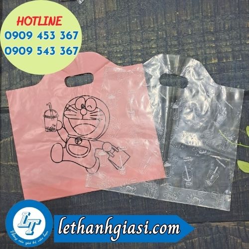 túi đựng ly trà sữa, cafe 2 ngăn túi đựng ly trà sữa, cafe 2 ngăn