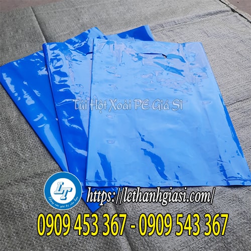 Túi hột xoài pe màu xanh dương Túi hột xoài pe