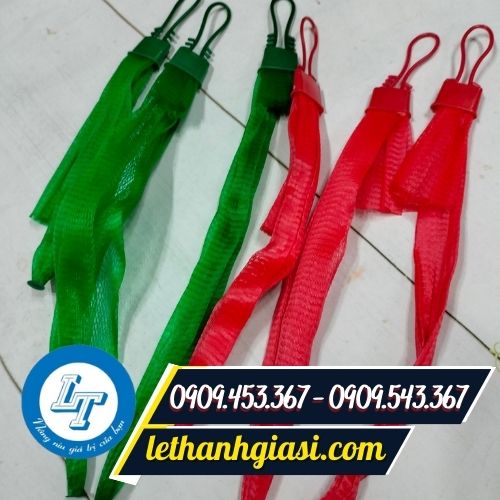 Túi lưới nhựa có khóa rút tiện lợi Túi lưới nhựa