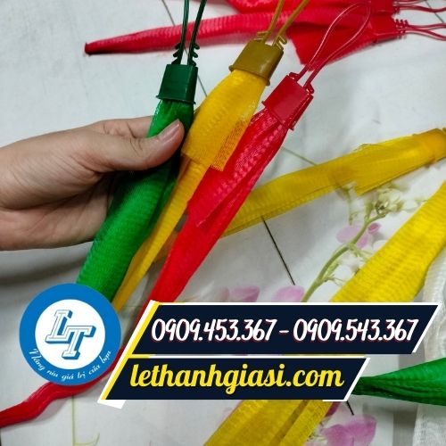 Túi lưới nhựa có khóa túi tiện lợi Túi lưới nhựa
