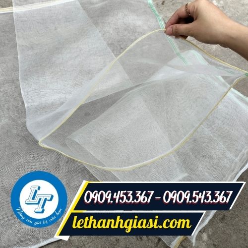 Túi lưới trùm trái cây có dây rút Túi lưới trùm trái cây có dây rút