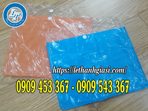 Túi nhựa trong PVC đựng áo mưa bền đẹp Túi nhựa trong PVC