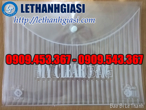 Túi nhựa PVC dùng đựng giấy kiểm tra Túi nhựa PVC dùng đựng giấy kiểm tra