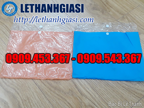 Túi nhựa PVC đựng áo mưa rất bền Túi nhựa PVC đựng áo mưa rất bền