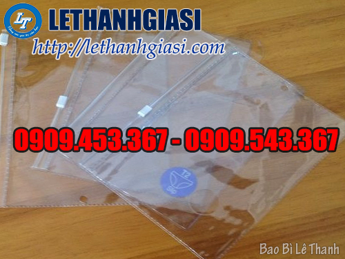 Túi nhựa PVC có móc khóa Túi nhựa PVC có móc khéo