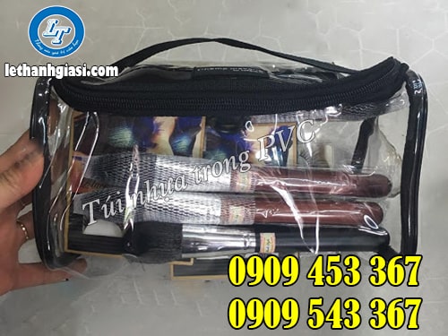 Túi nhựa trong PVC đựng mỹ phẩm Túi nhựa trong PVC