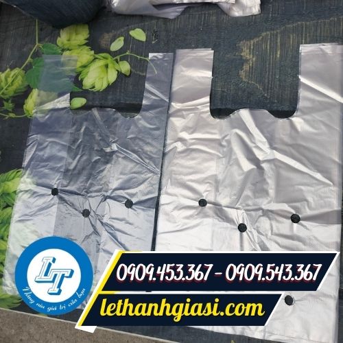Túi nilon hai quai đục lỗ Túi nilon hai quai đục lỗ