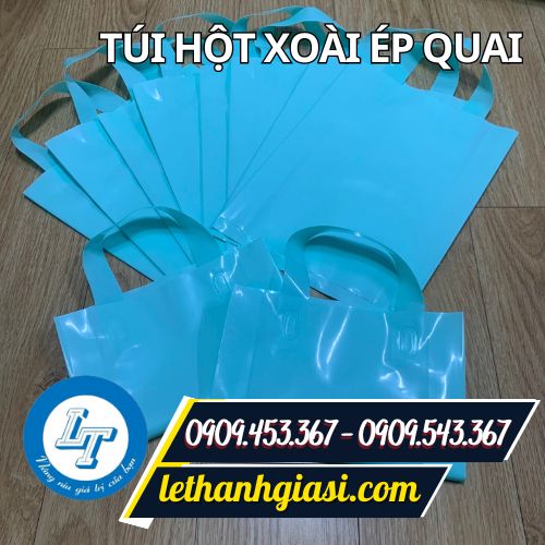 Túi ni lông quai ép  Túi ni lông quai ép
