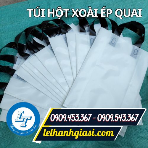 Túi ni lông quai ép  Túi ni lông quai ép