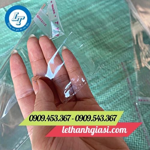 Túi opp dán miệng có keo dán Túi opp dán miệng có keo dán
