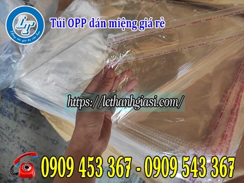 Túi opp dán miệng giá sỉ Túi opp dán miệng