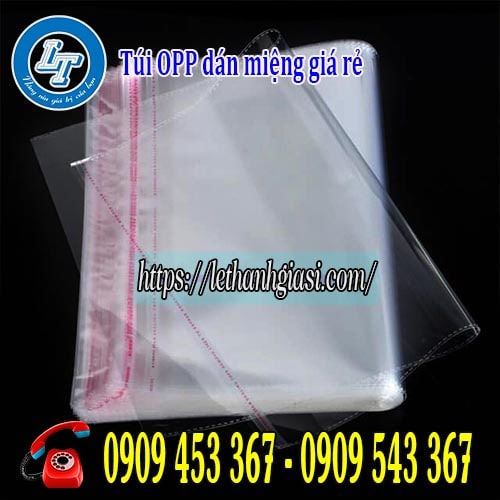Túi opp dán miệng giá rẻ bất ngờ Túi opp dán miệng