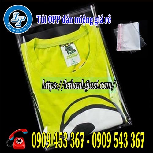 Túi opp dán miệng đựng quần áo Túi opp dán miệng