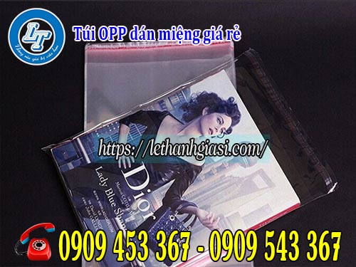 Túi opp dán miệng đựng sách, báo Túi opp dán miệng
