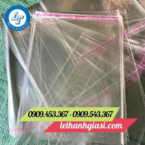Túi opp dán miệng có keo dán