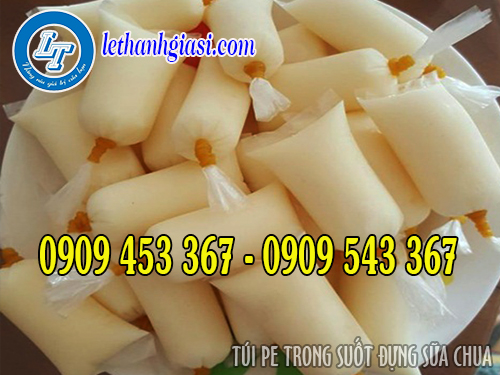 Túi PE trong suốt đựng sữa chua Túi PE trong suốt