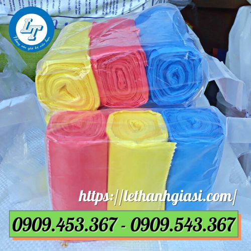 Túi rác cuộn 3 màu Túi rác cuộn 3 màu