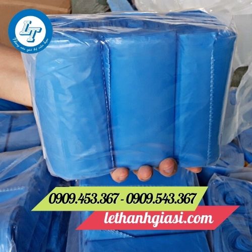 Túi đựng rác cuộn màu xanh Túi đựng rác cuộn màu xanh