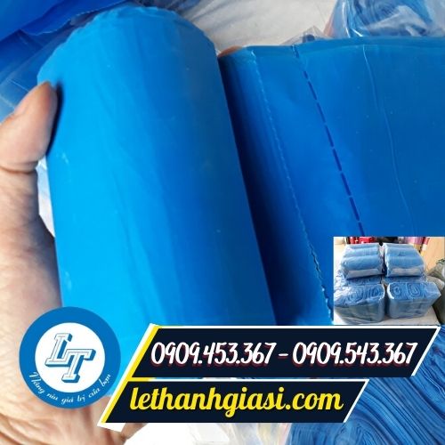 Túi đựng rác cuộn màu xanh Túi đựng rác cuộn màu xanh