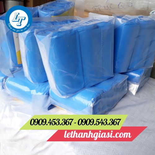 Túi rác cuộn màu xanh dương Túi rác cuộn màu xanh dương