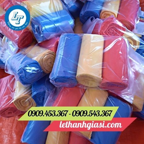 Túi đựng rác cuộn 3 màu Túi đựng rác cuộn 3 màu