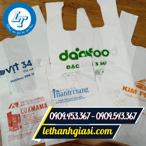 Túi xốp siêu thị in theo yêu cầu Túi xốp siêu thị in theo yêu cầu