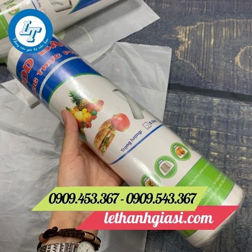 Túi roll cuộn siêu thị cuộn 1kg Túi roll cuộn siêu thị cuộn 1kg