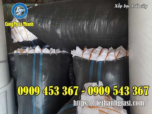 Túi xốp bọc trái cây đóng kiện giao cho khách Túi xốp bọc trái cây