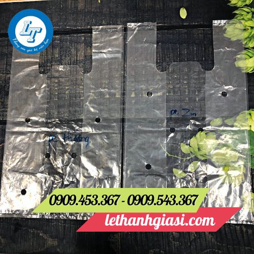 túi xốp hai quai đục lỗ túi xốp hai quai đục lỗ