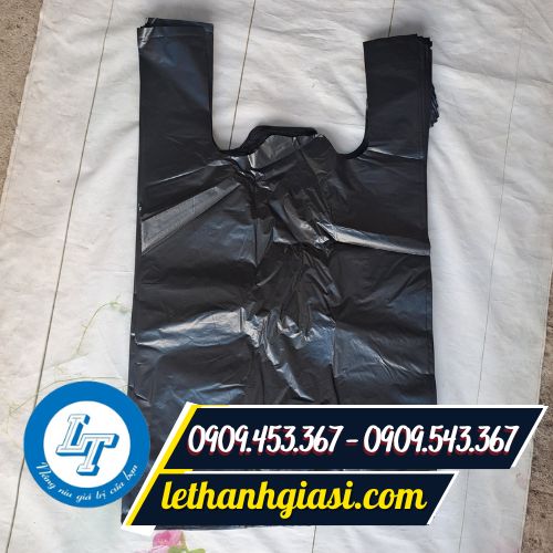 Túi xốp 2 quai màu đen Túi xốp 2 quai màu đen