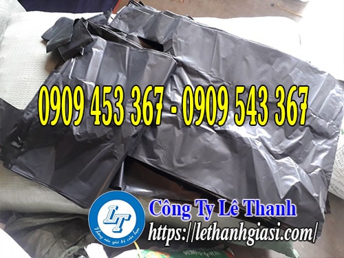 Túi xốp hai quai đen bóng giá sỉ Túi xốp hai quai đen bóng giá sỉ