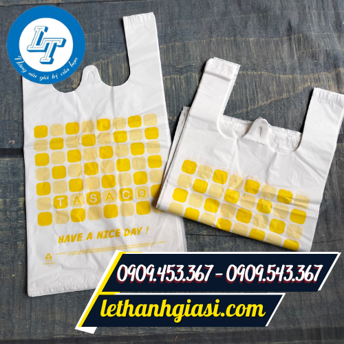 Túi ni lông 2 quai siêu thị in sẵn Túi ni lông 2 quai siêu thị
