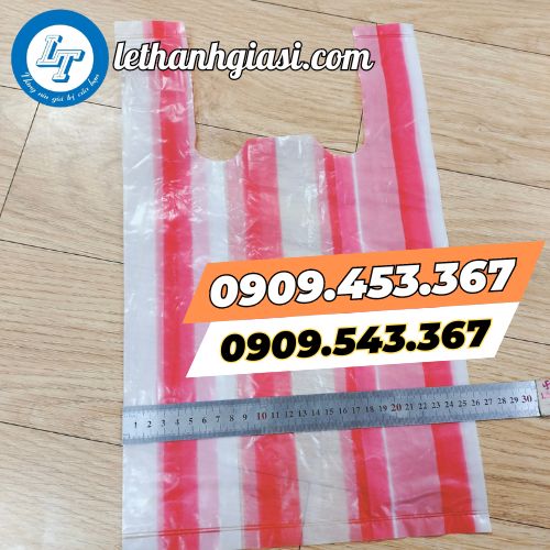 Túi xốp sọc màu  Túi xốp sọc màu