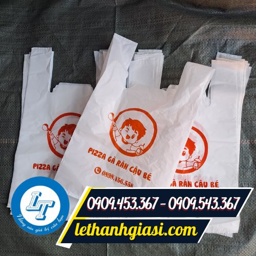 Túi xốp 2 quai in logo Túi xốp 2 quai in logo