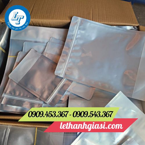 Túi zip bạc đáy đứng tiện lợi