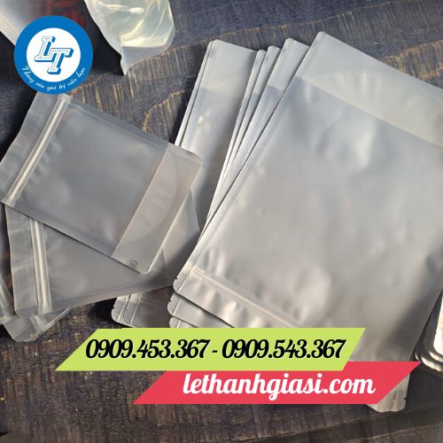 Túi zip bạc đựng thực phẩm nhiều size