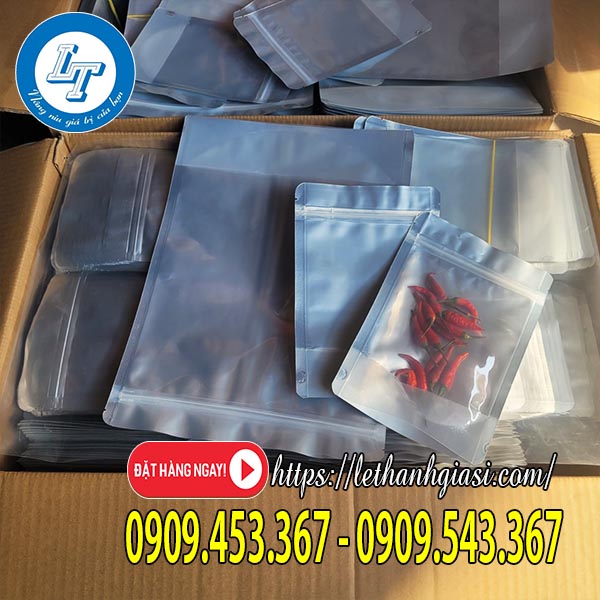 túi zip 1 mặt bạc giá sỉ túi zip 1 mặt bạc giá sỉ